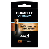 Duracell Μπαταρίες Optimum MN2400 LR6 AAA (4τμχ)